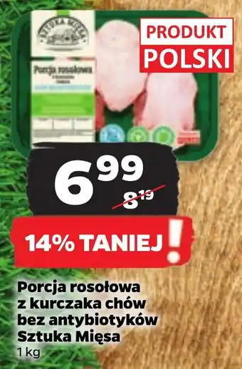 Netto Porcja rosołowa z kurczaka chów bez antybiotyków Sztuka Mięsa 1 kg oferta