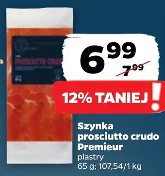 Netto Szynka prosciutto crudo Premieur 65 g oferta