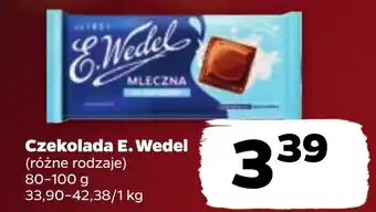 Netto Czekolada E. Wedel 80-100 g oferta