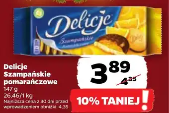 Netto Delicje Szampańskie pomarańczowe 147 g oferta