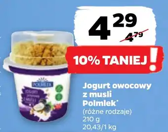Netto Jogurt owocowy z musli Polmlek 210 g oferta