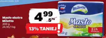 Netto Masło ekstra Miletto 200 g oferta