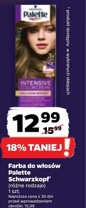 Netto Farba do włosów Palette Schwarzkopf oferta