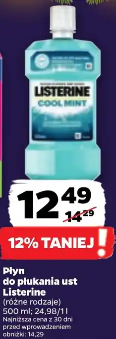 Netto Płyn do płukania ust Listerine 500 ml oferta