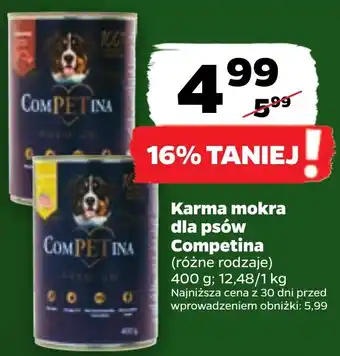 Netto Karma mokra dla psów Competina 400 g oferta