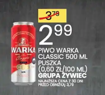 Wafelek PIWO WARKA CLASSIC 500 ML oferta