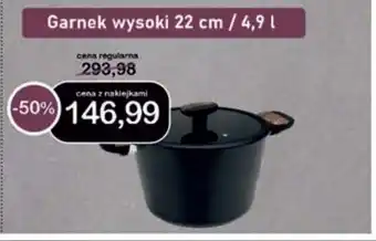 Wafelek SINTARA Garnek wysoki 22 cm 4,9 l oferta
