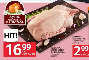 GĘŚ Z SZYJĄ, BEZ PODROBÓW 1kg