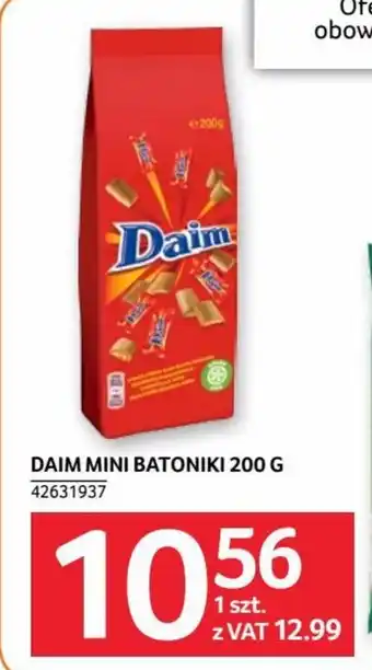 Selgros DAIM MINI BATONIKI 200 G oferta