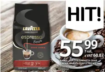 Selgros KAWA LAVAZZA ZIARNISTA GRAN CREMA, BARISTA PERFETTO 1 KG oferta
