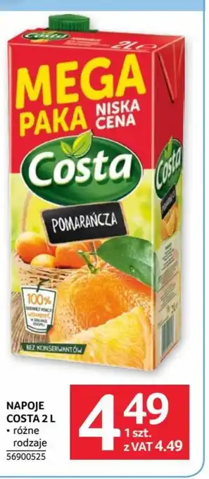 Selgros NAPOJE COSTA 2 L oferta