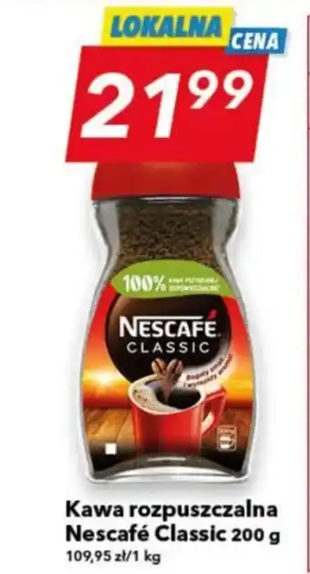 Lewiatan Kawa rozpuszczalna Nescafé Classic 200 g oferta