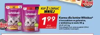 Lewiatan Karma dla kotów Whiskas 85g oferta