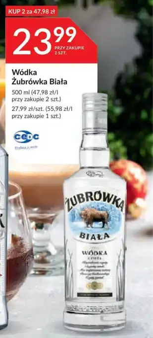 Stokrotka Wódka Żubrówka Biała 500ml oferta