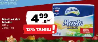 Netto Masło ekstra miletto oferta