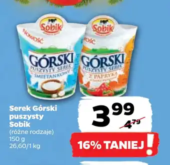Netto Serek górski puszysty sobik oferta