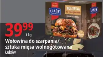 E.Leclerc Wołowina do szarpania/sztuka mięsa wolnogotowana Łuków 1kg oferta