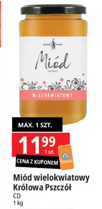 E.Leclerc Miód wielokwiatowy Królowa Pszczół CD 1kg oferta