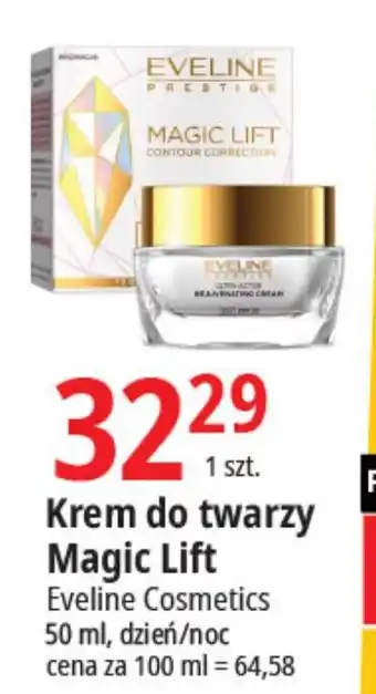 E.Leclerc Krem do twarzy Magic Lift Eveline Cosmetics 50ml oferta
