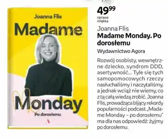 Empik Joanna Flis "Madame Monday. Po dorosłemu" oferta