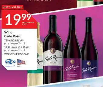 Wino Carlo Rossi 750 ml