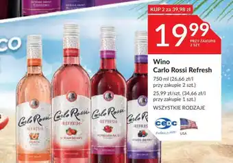 Stokrotka Wino Carlo Rossi Refresh 750 ml oferta