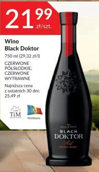 Stokrotka Wino Black Doktor 750 ml oferta