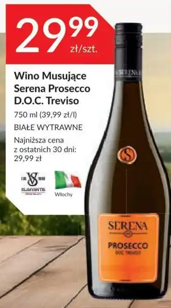 Stokrotka Wino Musujące Serena Prosecco D.O.C. Treviso 750 ml oferta