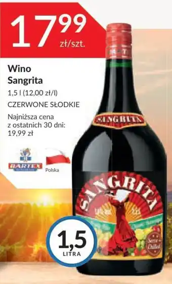 Stokrotka Wino Sangrita 1,5 L oferta