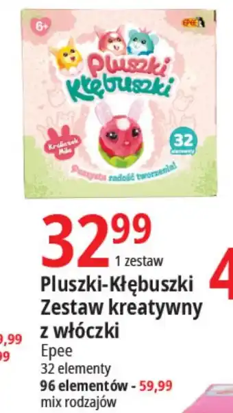 E.Leclerc Pluszki Kłębuszki Zestaw kreatywny z włóczki Epee oferta