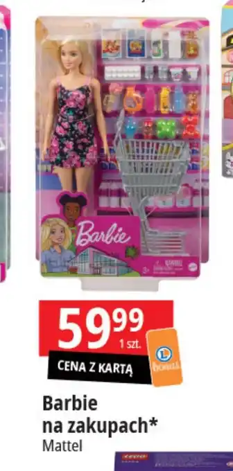 E.Leclerc Barbie na zakupach Mattel oferta