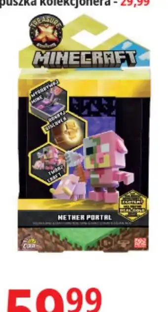E.Leclerc Minecraft Treasure X Portal Nether Figurka Cobi oferta