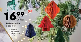 Biedronka Dekoracje 3D z papieru oferta