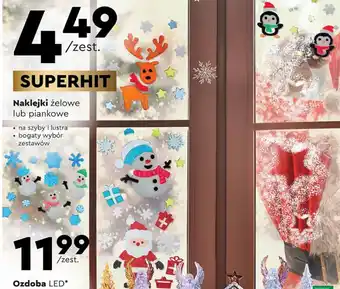Biedronka Naklejki żelowe lub piankowe oferta