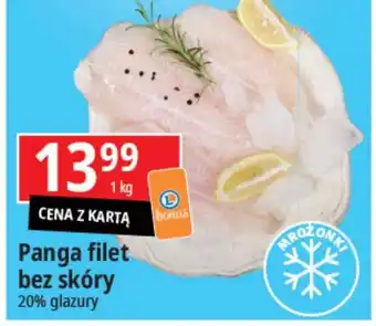 E.Leclerc Panga filet bez skóry 20% glazury 1kg oferta