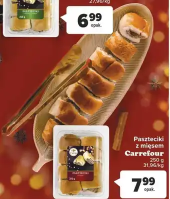 Carrefour Paszteciki z mięsem Carrefour 250 g oferta