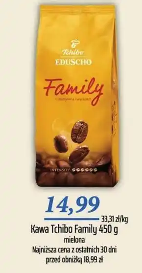 Społem Tchibo family kawa palona mielona 450 g oferta
