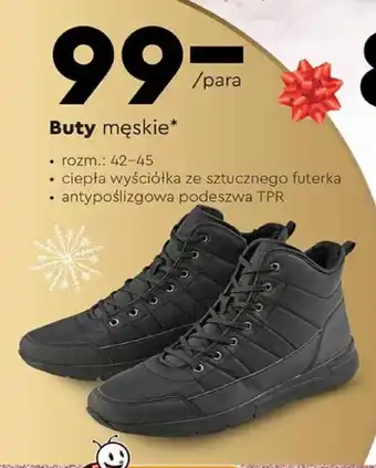 Biedronka Buty męskie rozm.: 42-45 oferta