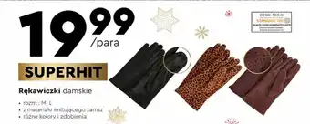 Biedronka Rękawiczki damskie rozm.: M, L oferta