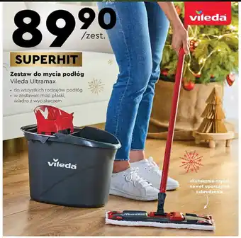 Biedronka Zestaw do mycia podłóg Vileda Ultramax oferta