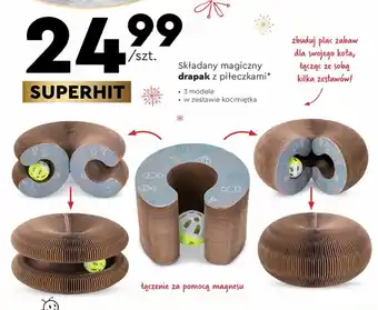 Biedronka Składany magiczny drapak z piłeczkami oferta