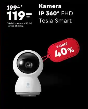 Biedronka Kamera 119 IP 360° FHD Tesla Smart oferta