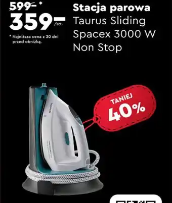 Biedronka Stacja parowa Taurus Sliding Spacex 3000 W Non Stop oferta