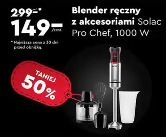 Biedronka Blender ręczny z akcesoriami Solac Pro Chef, 1000 W oferta