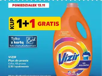 Kaufland VIZIR Płyn do prania 2,15l oferta
