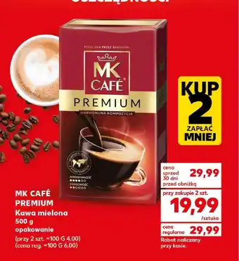 Kaufland MK CAFÉ PREMIUM Kawa mielona 500 g opakowanie oferta