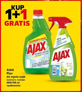 Kaufland AJAX Płyn do mycia szyb 500/750ml oferta