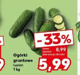 Kaufland Ogórki gruntowe luzem 1 kg oferta