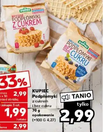 Kaufland KUPIEC Podpłomyki 70g oferta