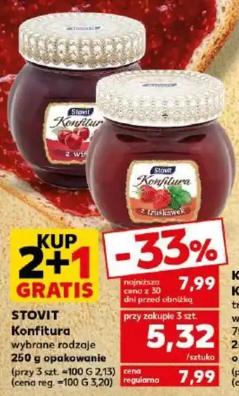 Kaufland Stovit Konfitura 250g oferta